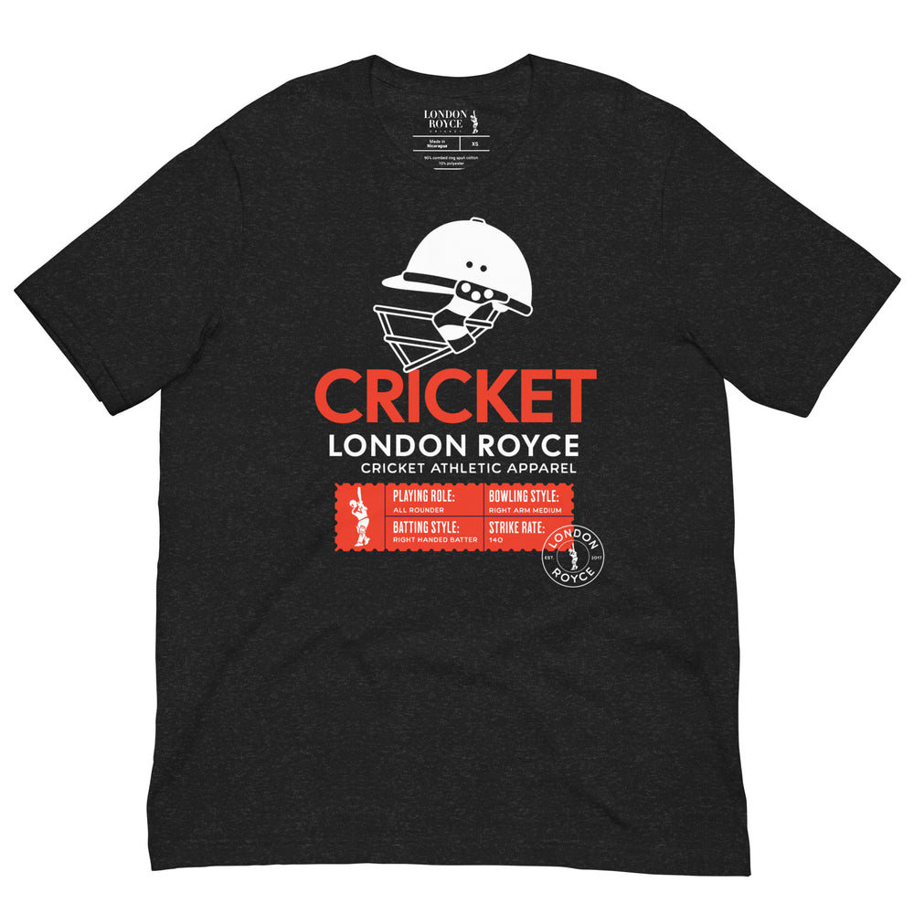 CRICKET STATS CRICKET T-SHIRT